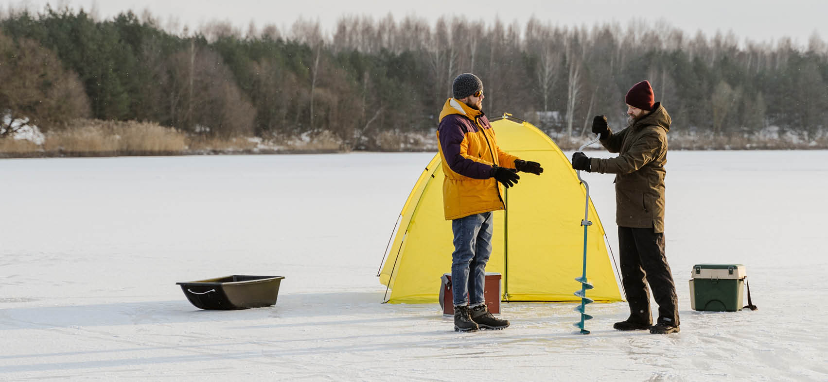 Ice auger: An ice fishing ally