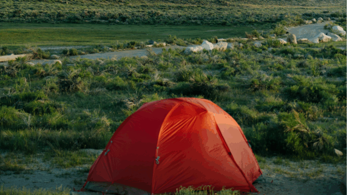 chose a camping tent